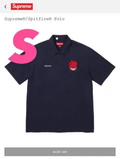 Supreme Spitfire Polo Shirt Navy M - メルカリ
