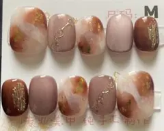マーブルデザイン ネイルチップ『Mサイズ』