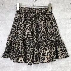 00’s Y2K モールゴス グランジコケット 古着 ヒョウ柄フレアミニスカート