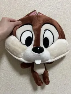 【美品】ディズニー　チップ ぬいぐるみキャップ　帽子