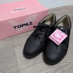 TOPAZ レース生地 スニーカー EEE 23cm 通気性 ファスナー付きのサムネイル