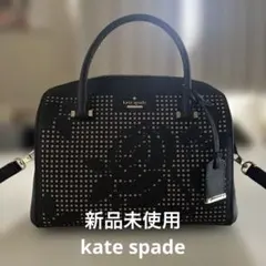 新品未使用✴︎kate spade ブラック ハンドバッグ✴︎本革
