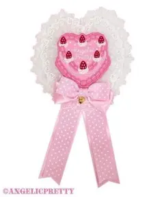 Angelic Pretty Happy Cakesロゼッタブローチ ピンクのサムネイル