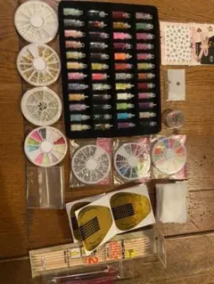 ネイルパーツ　ネイルアート用品各種　セット