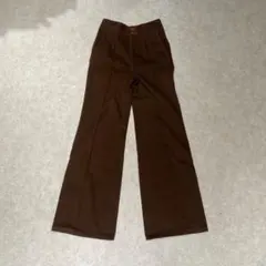 BIG BELL M ブラウン vintage ツインボタン ベルボトムパンツのサムネイル