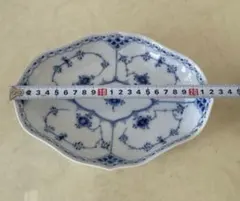 超美品ロイヤルコペンハーゲン ブルーフルテッド ハーフレース