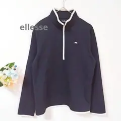 5 エレッセ 長袖 ゴルフウエア ポロシャツ ハーフジップ ポイントロゴ