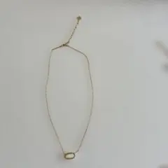 Kendra Scott Elisaネックレス ホワイトゴールド 刻印あり 美品