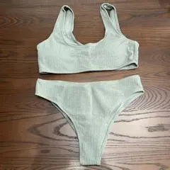未使用⭐︎SHEIN くすみグリーンカラー水着