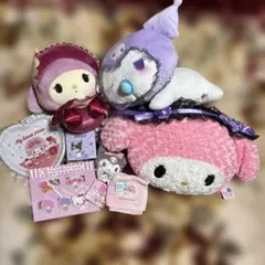 산리오 마이멜로디 쿠로미 ちゃん ぬいぐるみ 묶음 판매 レア品 キキララ