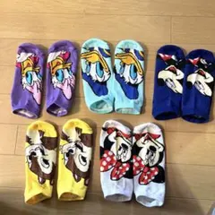 ディズニーキャラクター　靴下　ソックス　5足