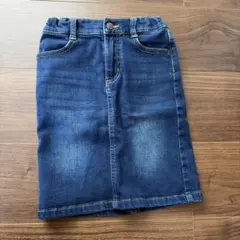 GU キッズ デニムスカート 110cm