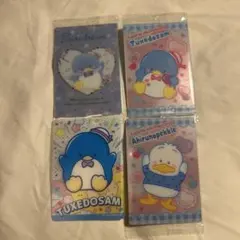 カード　タキシードサム3つ、アヒルのペックル1つ