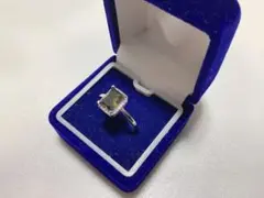 平成レトロ ビンテージ 銀 SILVER 925 刻印 指輪 グリーンストーン