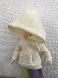 オビツ11 シンプルなパーカー　macaron cream