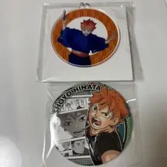 ハイキュー　日向翔陽　缶バッジ　アクキー