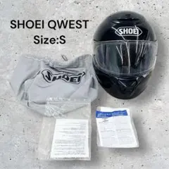 SHOEI QWEST マットブラック サイズM エアーヘッド付 Shoei Qwest Helmet Matte Black | Shoei Full Face Street