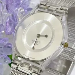 Swatch Swiss バングル スウォッチ 腕時計 スケルトン シルバーのサムネイル