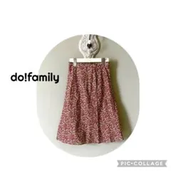 ◎do!family 小花柄 フレアスカートM日本製のサムネイル