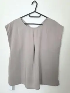 【値下げ】ニッセン 前後２ＷＡＹフレンチスリーブＴブラウス L