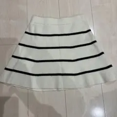 ZARA キッズ ニットスカート ボーダー 120cm