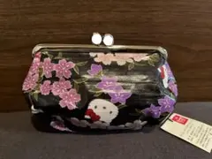 サンリオ ハローキティ がま口 ポーチ 2005年 京都ハローキティ工房