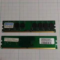 IOデータ PCメモリ　512M 2枚