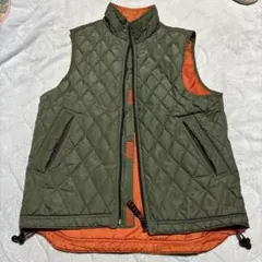 【00s】old GAP キルティングベスト　リバーシブル サイズデカめ　古着