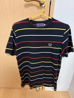 ポルトガル製 フレッドペリー マルチカラーボーダーtシャツ M