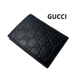 GUCCI カードケース　シマ　GG 名刺入れ　札入れ　財布　ウォレット