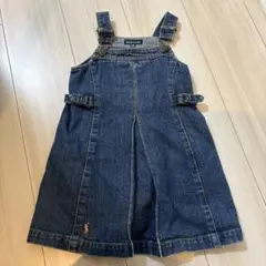 Ralph Lauren デニムジャンバースカート 110