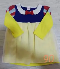 ワンピース スカート 白雪姫 Disney 長袖 コスプレ 90 西松屋