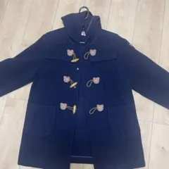 MIKIHOUSEウール ダッフルコート ネイビー 130cm