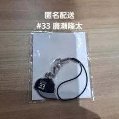 ソフトバンクホークス キャップチャーム　携帯電話用ストラップ　廣瀬隆太のサムネイル