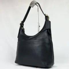 美品 COACH ショルダーバッグ ワンショルダー レザー 9058 ブラック