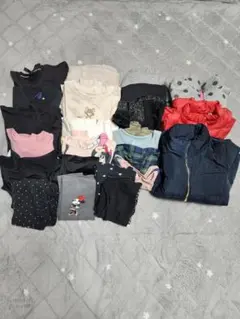 女の子　子ども服　キッズ　詰め合わせ　１４０cm ２４点セット　秋冬