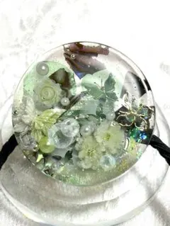 『0408』蝶♡舞う♡レジンヘアゴム