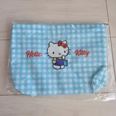 ハローキティ チェック柄ポーチ