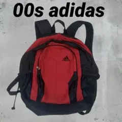 00s adidas リュック　レッド　ブラック　バックパック　キッズサイズ