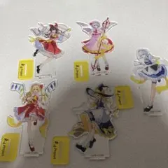 GPグロモント　東方Project アクリルスタンド 5種コンプセット