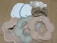 ベビースタイ・ヘアバンドセット