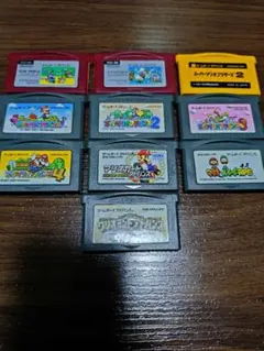 ゲームボーイアドバンスソフトのみ　マリオ系　10本セット