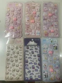 シールまとめ売り　きゅるる　ぷくぷくキャンディシールなど