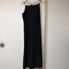 ブラック キャミワンピース ONE SIZE