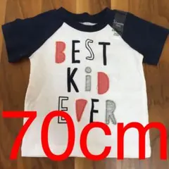 新品未使用Tシャツ70cm 2枚男女デザイン★のサムネイル