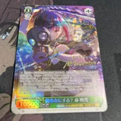 ヴァイスシュヴァルツ　終末なにする? 命吹雪 SP サイン 2025年最新】ヴァイスシュヴァルツ SP 終末なにする？ 命 吹雪の