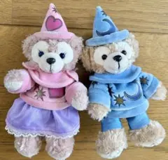 ダッフィー & シェリーメイ ぬいぐるみバッジ　10周年