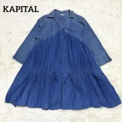 キャピタル KAPITAL 刺繍 ワイドシルエット 羽織り ブラウス 総柄