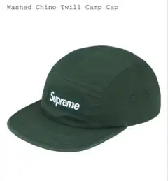 Supreme Washed Chino Twill Camp Cap 25aw