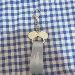 ディズニー　カチューシャホルダー　シルバー　青　水色 ミニー